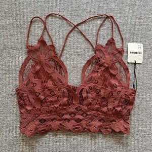 Free People Copper Adella Bralette XS NWT